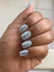 Blueberry milk — Light Blue Press On Nails